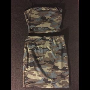 Fashion Nova Camo Set